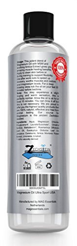 MagnesiumÖl Ultra Sport – Muskelregenerations-Öl mit Arnika, MSM und ätherischen Ölen. Hilft bei Muskelkater, Gelenk- und Muskelschmerzen, Krämpfen in den Beinen und Müdigkeit. Beschleunigen Sie Ihre Erholung und seien Sie bereit für Ihr nächstes Workout! - 2