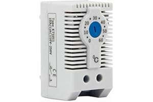 GASWUG Kts011 Normalerweise Offener Einstellbarer Mechanischer Temperatur Regler Schrank Thermostat Din Rail, zum Kühlen Verwendet