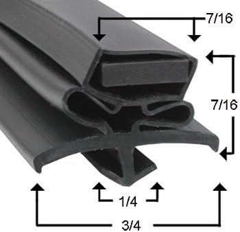 True Manufacturing UCITR810813 Door Gasket for Models TUC, TWT, TSSU