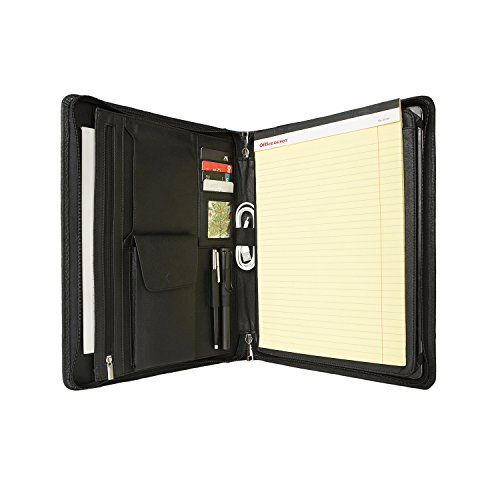 Preisvergleich Produktbild Coface echt geprägtes Leder Reißverschluss Verschluss Reise Veranstalter Portfolio Business Padfolio für ipad 2,3,4