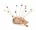 Produktbild alpina Käse Igel Snack-Spieß-Halter aus Holz mit 16 Spießen, Länge ca. 13 cm