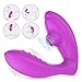 Produktbild Tragbarer Vibratoren für sie mit Saugfunktion, Vibratoren für sie Klitoris und G-punkt, 10 Vibration 10 saugendes Frauen Sexspielzeug, Wiederaufladbar