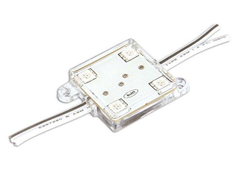 Preisvergleich Produktbild LED Modul 4 x Power SMD LEDs blau IP65 wasserdic