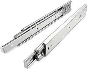 1 Paar (2 stuk) Volledig uitschuifbaar Ladegeleider KV1 80 H53 L750 NF Lengte 750 mm Draagkracht 100 Kg gegalvaniseerd van SOTECH
