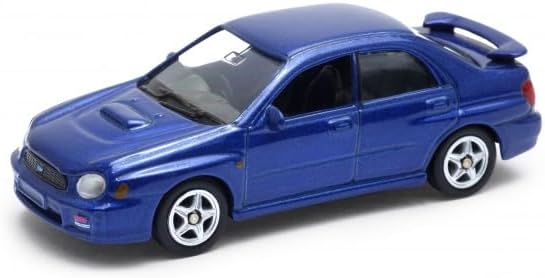 OPO 10 - Voiture Miniature Compatible avec Subaru Impreza WRX STI 2002 échelle 1:64 3 inches 7,5cm Welly SUP07