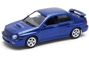 OPO 10 - Voiture Miniature Compatible avec Subaru Impreza WRX STI 2002 échelle 1:64 3 inches 7,5cm Welly SUP07