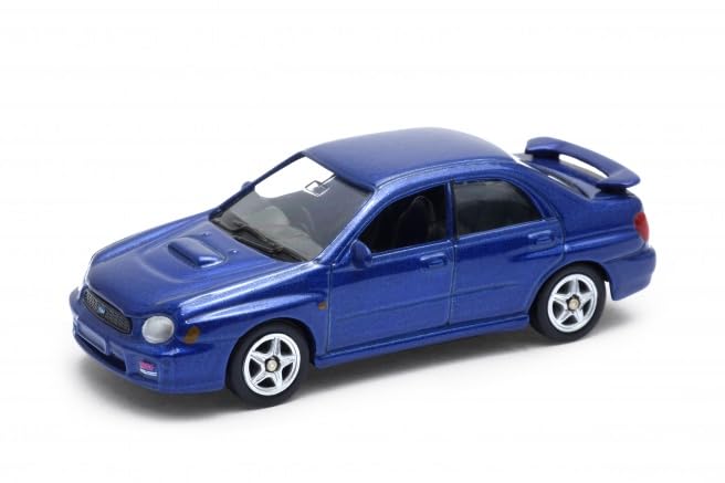 OPO 10 - Voiture Miniature Compatible avec Subaru Impreza WRX STI 2002 échelle 1:64 3 inches 7,5cm Welly SUP07 - 1