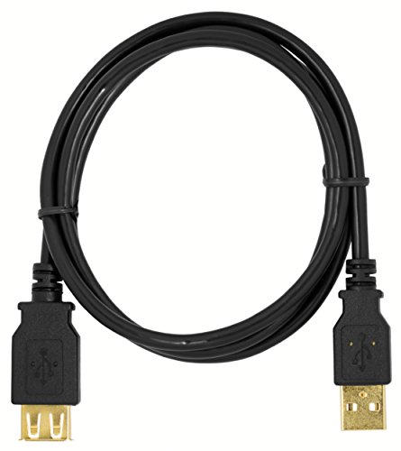mumbi USB Verlängerung – USB 2.0 Verlängerungskabel A/A 2 Meter / USB A Stecker an USB A Kupplung - 2