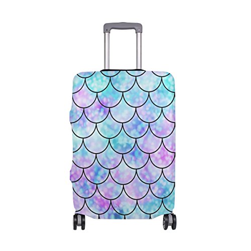 mermaid suitcase cover