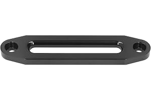 VOANZO Vinsch Hawse Fairlead Vinsch Hawse Fairlead 4,88in/12,4cm För ATV 3000-4000lb Laddar aluminiumvinsch Hawse Fairlead Anti Binding Universal för Universal