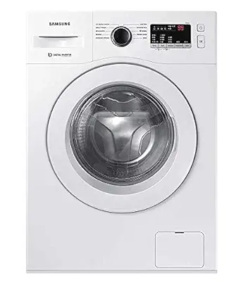 Samsung 6.5 Kg Fully-Automatic Front Loading Washing Machine (WW65R20GLSW/TL, White)