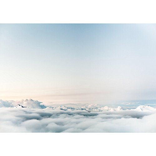 Fototapete 3D ‚Über den Wolken‘ 352×250 cm – Premium Inneneinrichtung für Zuhause oder Büro! - 5