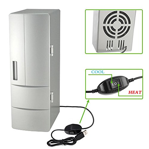 USB Kühlschrank,Portable Mini Getränke Getränk Dosen Kühler / Wärmer Büro Kühlschrank Für zu Hause, Laptop, PC oder Auto - 2