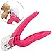 AMOS False Nails Clipper Acrylic UV Gel Fake Artificial Tips Edge Cutter Professional Nail Art Manicure Tool with Tip Trapper