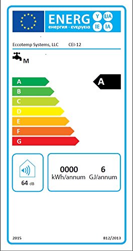 Eccotemp CEI-12 Gas Durchlauferhitzer für den Innenbereich, Propan 50mbar - 2