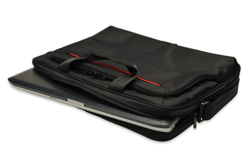 ednet Notebook Tasche für 15,6″ Laptops, mit Trolley-Halter, Super-Faser, Nylon, schwarz - 5