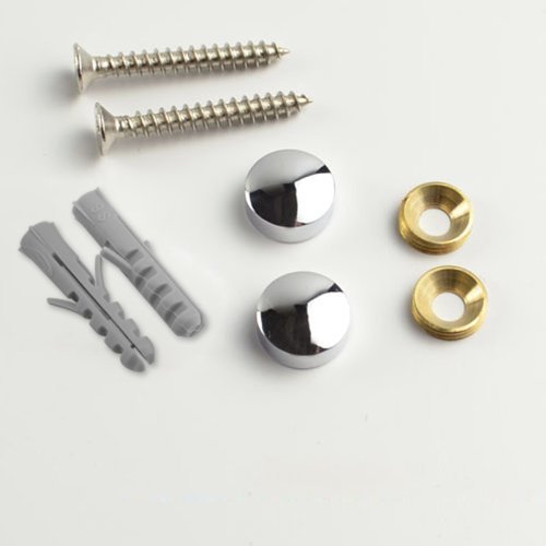 Handtuchhaken Bademantelhaken Kleiderhaken Wandhaken mit 3 Haken der Wand befestigt, Chrom - 6