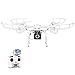 Produktbild DBPOWER MJX X101C WLAN FPV 3D Flip 2,4GHz 6 Achsen Quadcopter mit Kopflos Modus und One Key Auto Return Fernsteuerung Drone mit 1MP 720P Kamera f¨¹r iOS & Android Systeme
