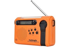 ZOVCAL Solar Emergency Energy Radio, NOAA Emergency Meteorological Radio für Haus und Camping mit AM/FM