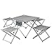 Produktbild Wly&Home Faltbarer Tisch Und Stuhl Im Freien, Ultraleichter Tragbarer Picknicktisch Aus Aluminium, Klappstuhl,B