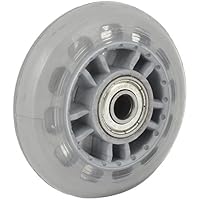 TOOGOO(R) Skating Shoes 608ZZ Bearing Inline Skate Wheel Clear Gray