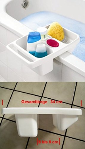 TEG527 *TOP* Badewannen-Tisch Schale mobile BAD ABLAGE für normale Badewannen - 2