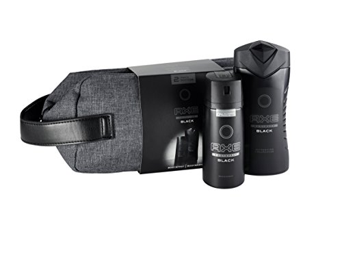 Axe Geschenkset Black Duschgel & Deospray mit Washbag, 1er Pack
