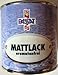 Produktbild Passat Mattlack Alkydharzlack Graphitgrau RAL 7024 matt 250 ml auf Lösemittelbasis, für Innen und Außen Malerqualität v. Fachmann für Holz, Stahl, Metall, Heizkörper, Zäune, Türen u.v.m