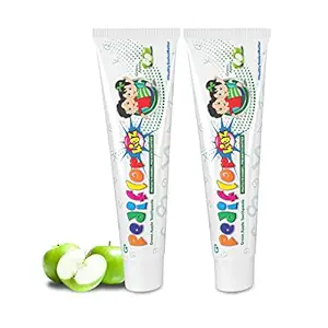 Pediflor Kidz Green Apple Toothpaste - Protects Enamel, Prevents Cavities | Anti-cavity Toothpaste for Kids | Vegan Friendly | Fluoridated Toothpaste