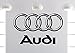 Produktbild Wandtattoo Audi Logo Aufkleber Größe M