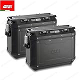 Trekker Outback 37 Monokey Baúl de Aluminio Lateral, Aluminio, Color Negro, 37 Litros, Carga Máxima A 10 Kg
