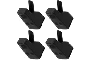 BSSTORE Pieds En Caoutchouc pour Grille Cuisinière Anti-rayures - Compatible Whirlpool, Ignis, Bauknecht 484000000840, 480121103666 (Set x4)