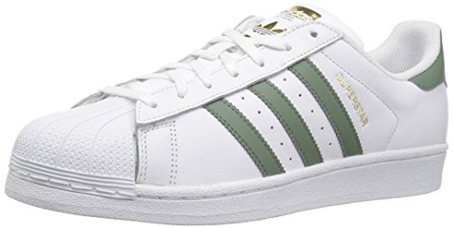 adidas gazelle silver green womens adidas Superstar II Cloud White Collegiate Green main image 1