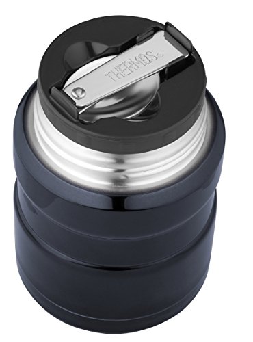 Thermos 4001.256.047 Speisegefäß Stainless King, 0,47 L, edelstahl, blau - 4