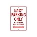Produktbild Eugene49Mor Harley Davidson Fat Boy Parking Only Alle Anderen Werden geschleppt Motorrad Bike Neuheit Garage Aluminium 20,3 x 30,5 cm Schild Teller