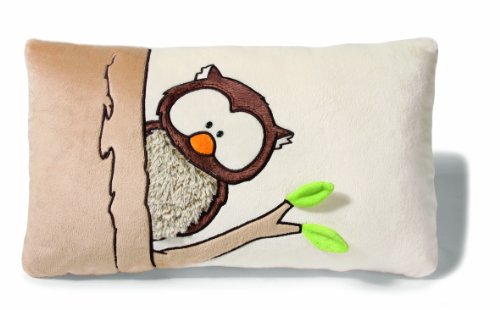 Nici 35908 - Kissen Eule rechteckig, 43 x 25 cm