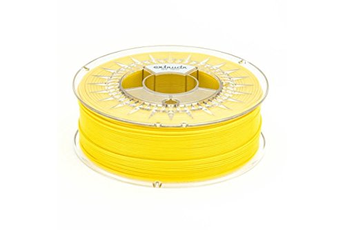 extrudr® PETG ø1.75mm (1.10kg) 3D Drucker Filament, "GELB" (RGB 255:255:000) - Made in EU - höchste Qualität zum fairen Preis!