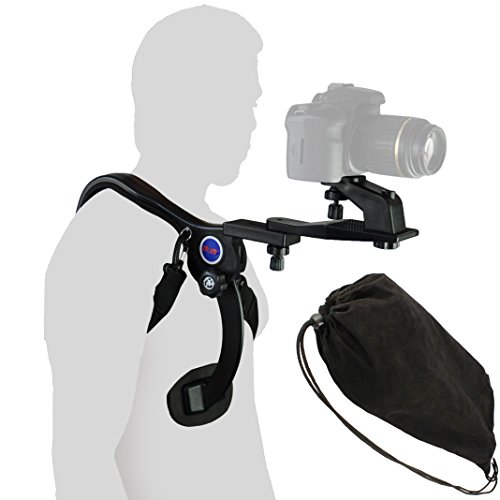 Ensemble D'Épaule Léger pour DSLR et Caméscopes | Repose-Épaules avec 3 Trépieds | Support pour Ensemble D'Épaule Léger pour DSLR et Caméscopes | Repose-Épaules avec 3 Trépieds | Support pour