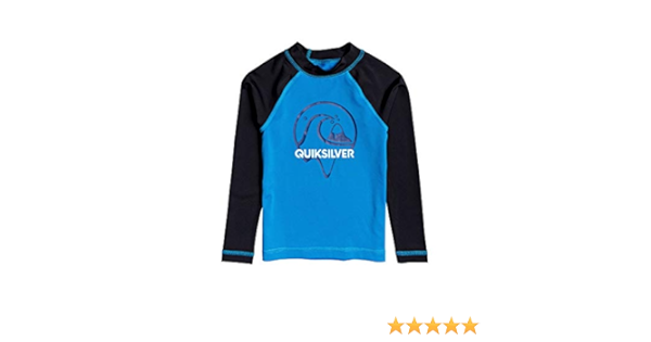 Kurz/&auml;rmliger Rashguard mit UPF 50 f/&uuml;r Jungen 2-7 Quiksilver Unisex Kinder S//sl Surf Tee Spring