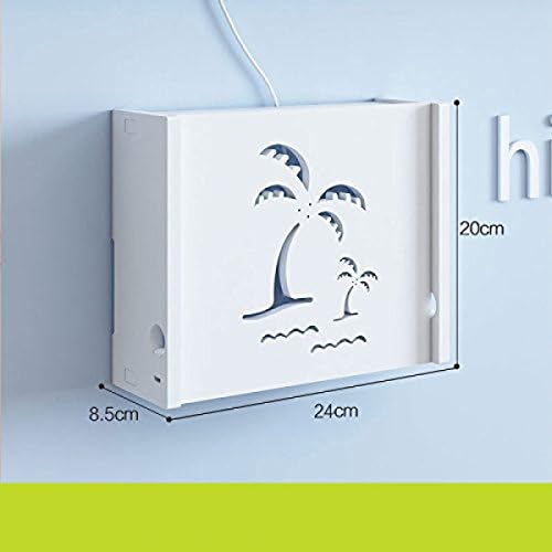 Freestanding Book Shelf / Desk Top Organization Router Cart Living Room TV Set-top Box Shelf Wall Wall Mount Request [ed] The 24 * 20 * 8.5cm Racks