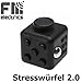 Produktbild Restless Cube Stresswürfel wie Fidget Cube - Gadget - Spielzeug gegen Stress, unruhige Hände, Perfekt für nervöse Finger "restless Fingers" zur Ablenkung, Weltneuheit aus den USA, auch bei ADHS