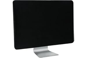 GBOLE Monitor-Staubschutz, kompatibel mit iMac 61 cm (24 Zoll), antistatisch, staubdicht, LCD-Panel-Hülle, Computer-Bildschirm-Schutzhülle, Desktop und TV, Schwarz (24 Zoll Monitor-Staubschutz)