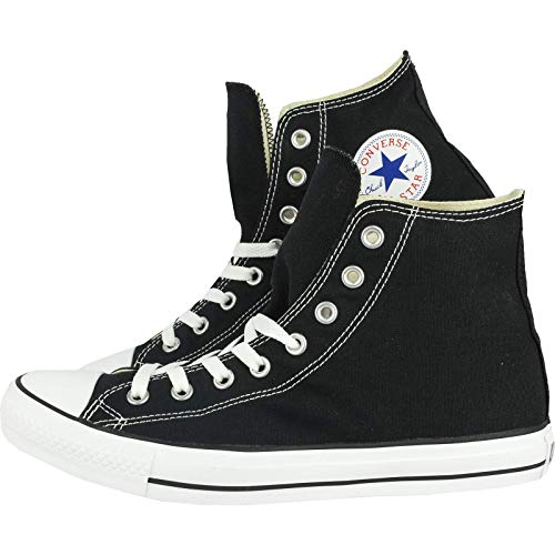 Converse Chuck Taylor All Star Hi, Zapatillas Altas Unisex adulto, Negro (Black/White), 37.5 EU