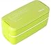 Produktbild Lunchbox / Bento Box, Japanische Bento Box,MACDIAZ Microwavable Bento Lunchboxen 2 Tier Food Storage Container mit Besteck für Kinder, Lunch Container,Grün