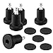 Produktbild Winbang 5PCS Zusammenbau Nylon Werkzeug INM Bewegliche Füße Gleitfüße Hohe Profil von Bell Gleiten Zubehör Stuhl mit 5 Schaumstoffpads Separate für Bürostuhl drehbar