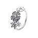 Produktbild 'Pandora schimmernden Bouquet Ring, Weiß Emaille & CZ 190984 cz-54 EU 7 US