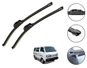 Auto Hub Car Wiper Blades for Maruti Suzuki Omni - Set of 2 Pcs (D-12,P-12)