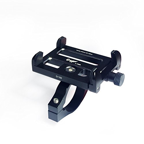VOLO Aluminium verstellbar Fahrrad Phone Mount Smartphone Halterung fÃ¼r iPhone 8Â 7Â 6S 6Â 5S, schwarz