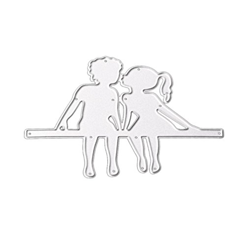MYQyiyi DIY Juego de Troqueles,lindo Metal Scrapbooking para Máquina Troqueladora y Estampadora (F)