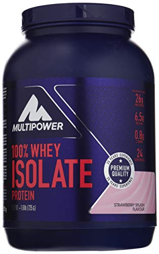 Multipower 100% Whey Isolate, Sabor Strawberry Splash - 725 gr